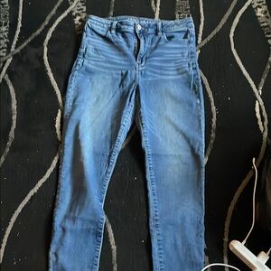American Eagle Outfitters High Rise Blue Jeans